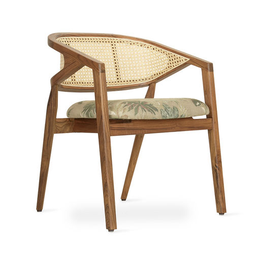 Sedia da pranzo moderna - KUSUKA - ALANKARAM - da interno / in legno / in rattan