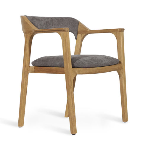 Sedia da pranzo contemporanea - KOI - ALANKARAM - da sala / in tessuto / in legno