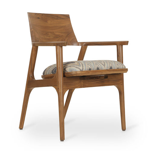 Sedia da pranzo contemporanea - TUETTU - ALANKARAM - da sala / in legno / in tessuto