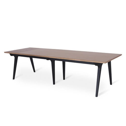 Tavolo da pranzo contemporaneo - IKE - ALANKARAM - in legno / con supporto in laminato / rettangolare