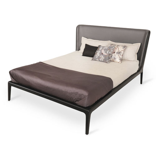 Letto matrimoniale - NILLYN - ALANKARAM - moderno / con testiera / in teak