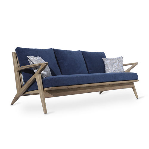 Divano contemporaneo - Z-SOFA - ALANKARAM - in tessuto / con braccioli / per cuscini