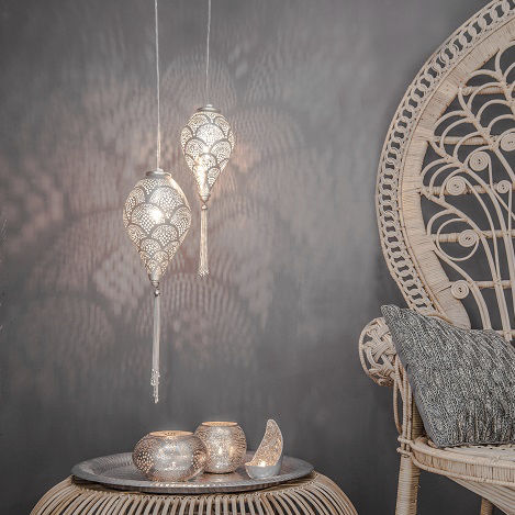 Lampada a sospensione - BOHO - Zenza - in ottone / in nichel / contemporanea