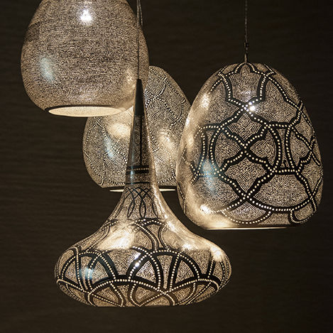 Lampada a sospensione - SUFI - Zenza - in ottone / in nichel / contemporanea