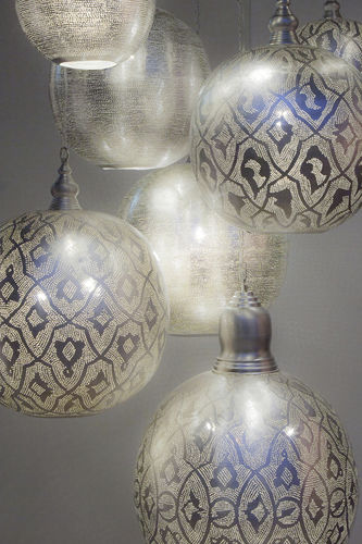 Lampada a sospensione - BALL - Zenza - in ottone / in nichel / contemporanea