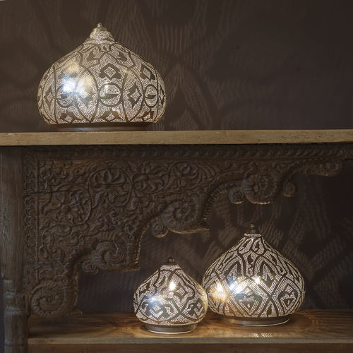 Lampada da tavolo - FILIGRAIN - Zenza - in ottone / contemporanea / senza fili