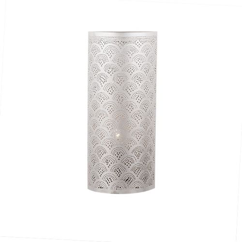 Applique contemporanea - CYLINDER - Zenza - da interno / in ottone / argentata