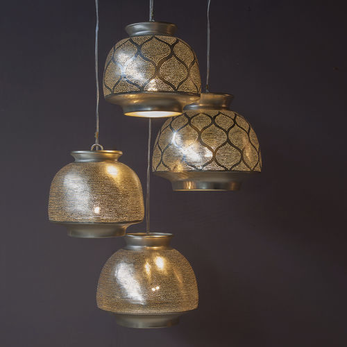 Lampada a sospensione - CLEOPATRA - Zenza - in ottone / in nichel / contemporanea