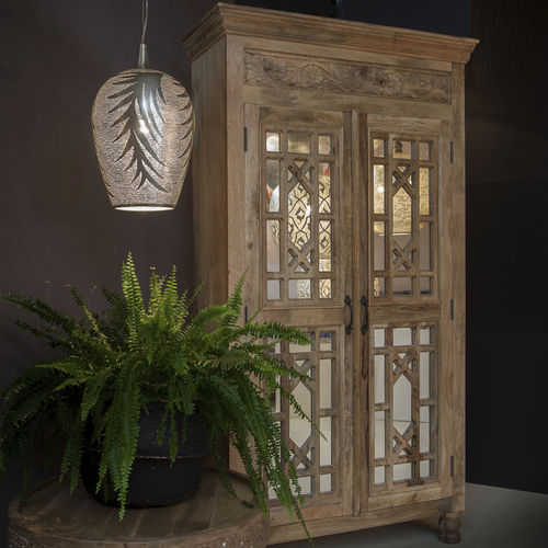 Credenza alta - Zenza - classica / in legno / marrone