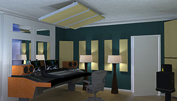 Controsoffitto in alluminio - STRATUS™ - Primacoustic - in tessuto / in vetro / in lana