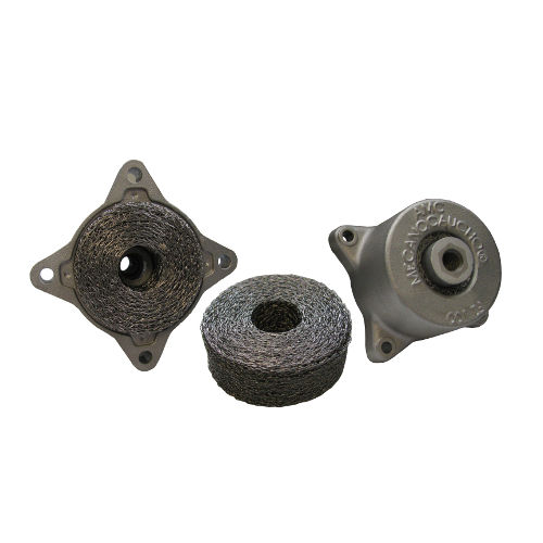 Apparecchio d'appoggio antivibratorio - FZM - AMC Mecanocaucho - in acciaio inossidabile / in maglia metallica