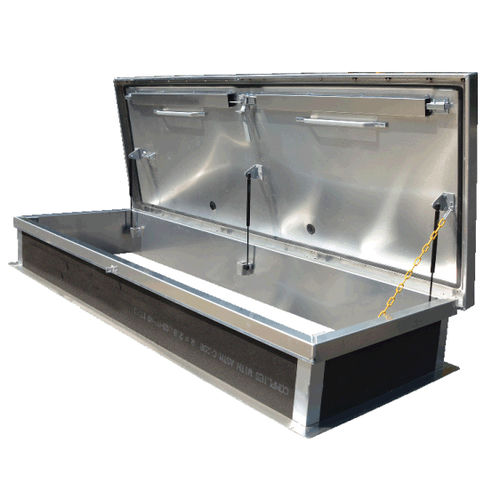 Botola per tetto - A38104 - Acudor Products Ltd. - rettangolare / in alluminio / per sistema domotico