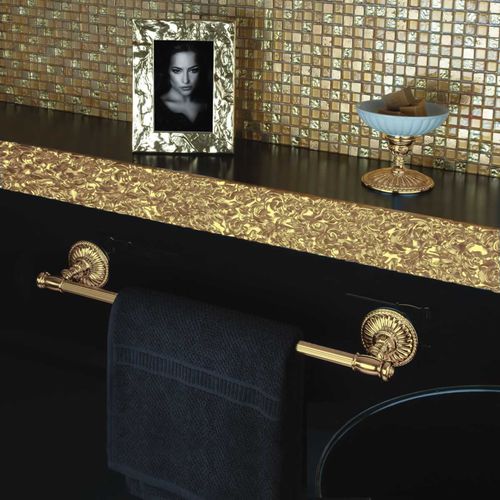 Portasalviette a 1 barra - AA210/AA211/AA212 - Bagno & Associati - da parete / in ottone cromato / in ottone