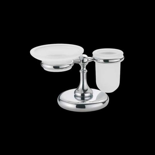 HillSpring Portasapone Ovale In Vetro Con Scanalature, 14x10x2,5 Cm, Per Bagno E Cucina, Mantiene Il Sapone Asciutto