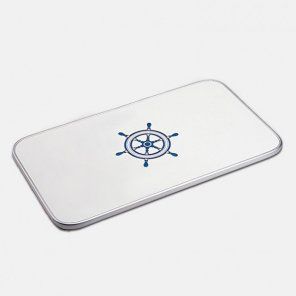 Piano per tavolo in melaminico - S4070 - Forma Marine - in alluminio anodizzato / per barca / bianco