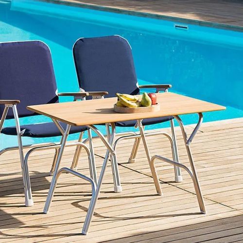 Tavolo contemporaneo - M600 series - Forma Marine - in teak / in legno compensato / in melaminico