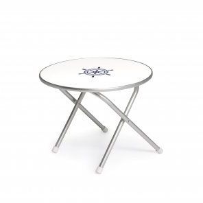 Tavolo d'appoggio contemporaneo - M300 - Forma Marine - in melaminico / in acciaio inossidabile / rotondo