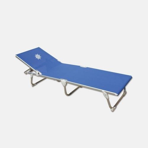 Lettino prendisole contemporaneo - PA1200B - Forma Marine - in Textilene® / in vinile / in alluminio anodizzato