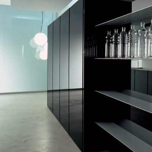 Mobile alto per cucina contemporaneo - M7 - Minimal Cucine - in legno laccato