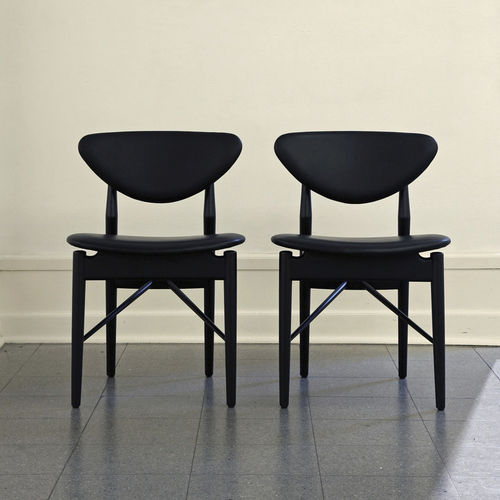 Sedia da pranzo design scandinavo - 108 - Finn Juhl - da interno / in tessuto / in pelle