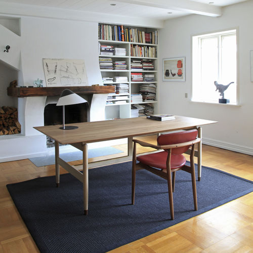 Scrivania design scandinavo - KAUFMANN - Finn Juhl - in rovere / in noce / in teak