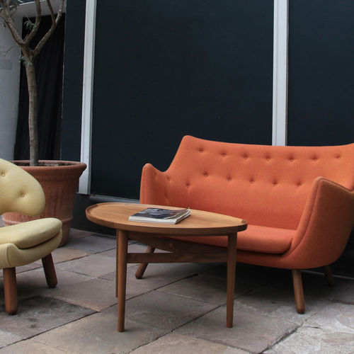 Tavolino basso design scandinavo - EYE - Finn Juhl - in rovere / in noce / in teak