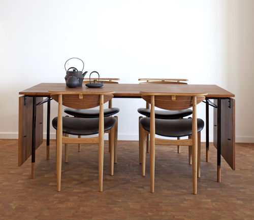 Tavolo da pranzo design scandinavo - NYHAVN - Finn Juhl - in rovere / in noce / in teak
