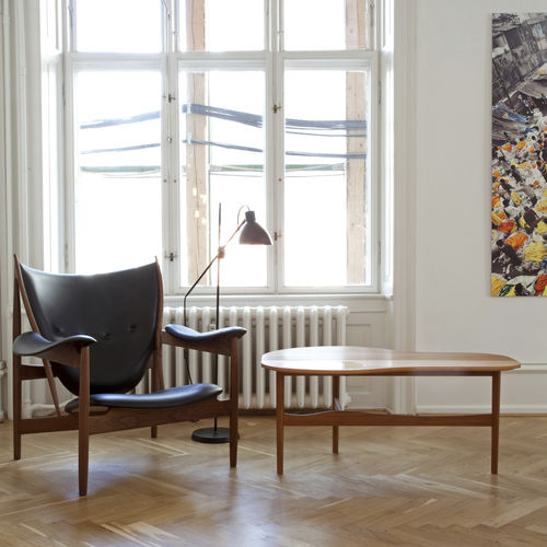Tavolino basso design scandinavo - BUTTERFLY  - Finn Juhl - in noce / in teak / in pino