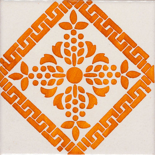 Piastrella in terracotta - NOVECENTO NC 3 - Made a Mano Srl - Rosario Parrinello - in pietra / in lava smaltata / liscia
