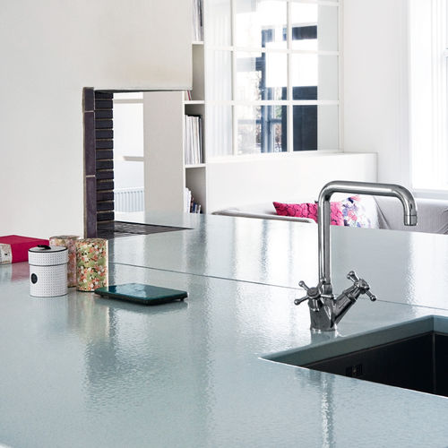 Piano di lavoro in pietra lavica - COUNTERTOP CRISTALLI - Made a Mano Srl - Rosario Parrinello - da cucina