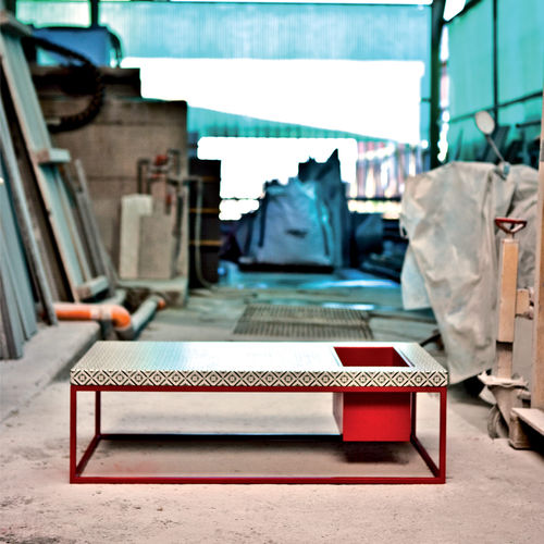 Piano per tavolo in pietra lavica - MAGMA CONTENGO - Made a Mano Srl - Rosario Parrinello - per ristorante