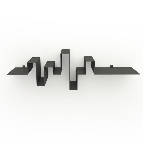 Mensola - STORYLINES - Frederik Roijé - contemporaneo / in acciaio / grigio