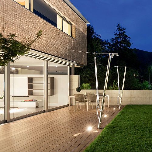 Faretto da incasso a pavimento - ETHER - MAISON ORSTEEL - LED / rotondo / quadrato