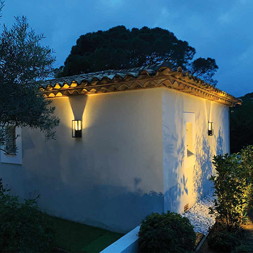 Applique contemporanea - DAUPHIN - MAISON ORSTEEL - per esterni / in alluminio / rettangolare