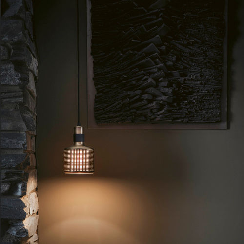 Lampada a sospensione - RIDDLE - BERT FRANK - in ottone / in metallo cromato / contemporanea