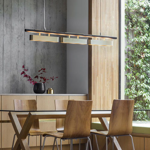 Lampada a sospensione - COLT - BERT FRANK - in ottone / in opalina / contemporanea