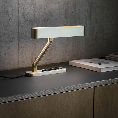 Lampada da tavolo - COLT - BERT FRANK - in ottone / in opalina / contemporanea