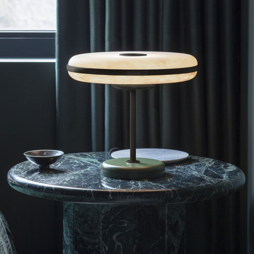Lampada da tavolo - BERAN  - BERT FRANK - in ottone / in alabastro / contemporanea
