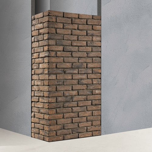 Mattone faccia a vista in terracotta - FORGIA  - Geopietra - per esterni / per interni / da incollare