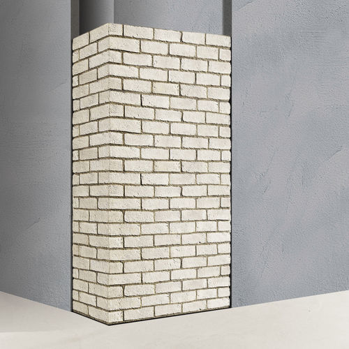 Paramento in terracotta - TUNDRA - Geopietra - per esterni / per interni / da incollare
