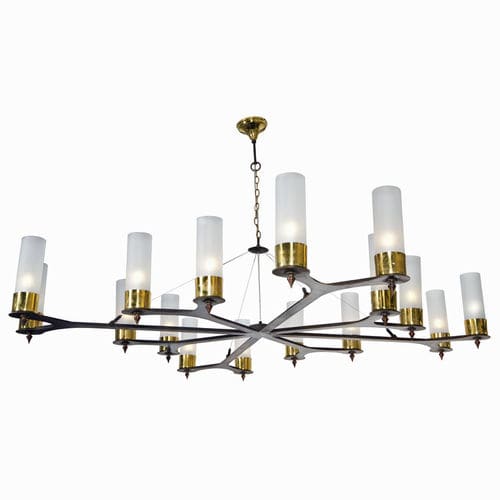 Lampadario contemporaneo - ZARA - EGG DESIGNS - in vetro / in ottone / in acciaio
