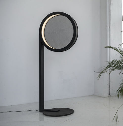 Lampada da terra - HAPTIC - EUGENIUS - in legno / contemporanea / con cavo