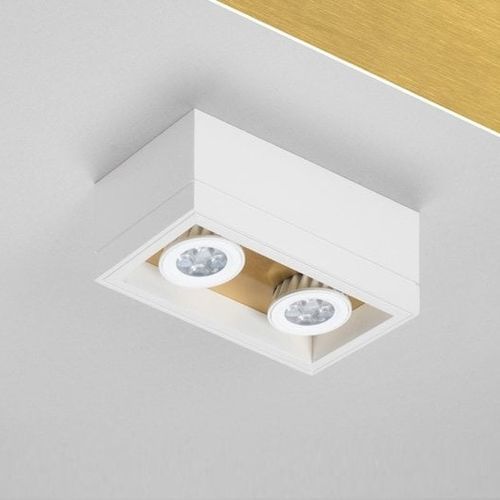 Faretto non incassato - ARTBASE TWO_N3 - EUGENIUS - LED / rettangolare / professionale
