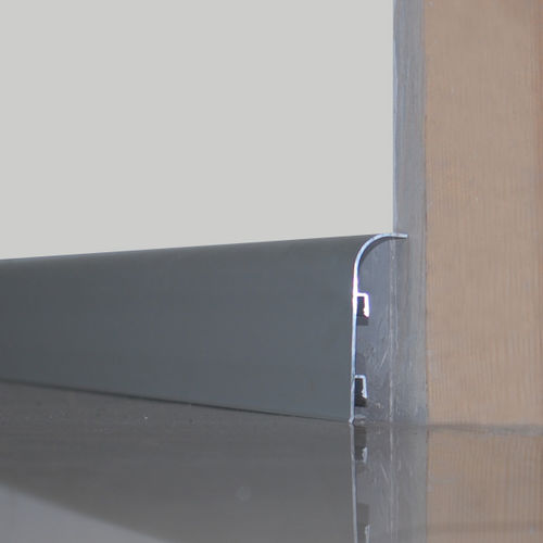 Battiscopa in alluminio - EUROSKIRTING 206A - Euroshrink - arrotondato / per circuito elettrico
