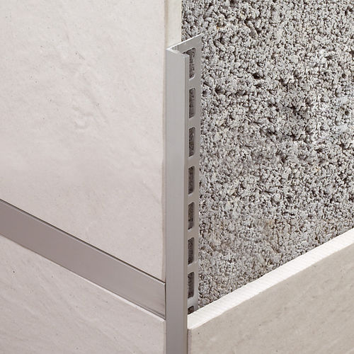 Profilo di finitura in ottone - EUROCORNER 183L - Euroshrink - per piastrelle / per angolo esterno