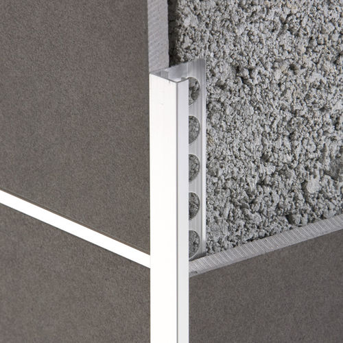 Profilo di finitura in alluminio - EUROMULTIPURPOSE 230A - Euroshrink - per piastrelle / per angolo esterno / dritto