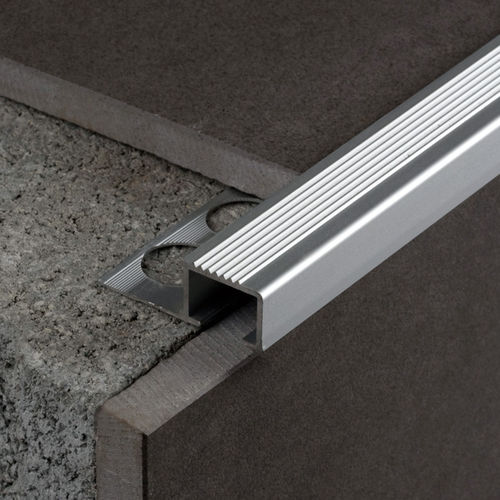 Profilo di finitura in alluminio - EUROSTEP 208A   - Euroshrink - per angolo esterno / bordo per gradino / dritto