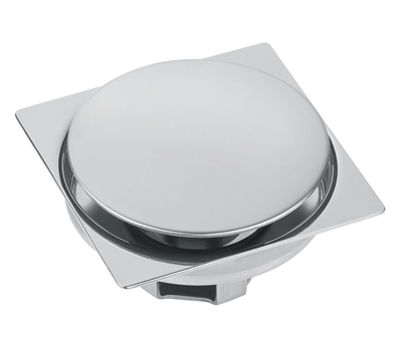 Piletta in acciaio inossidabile - 107 - Ferplast Srl - per doccia / quadrata