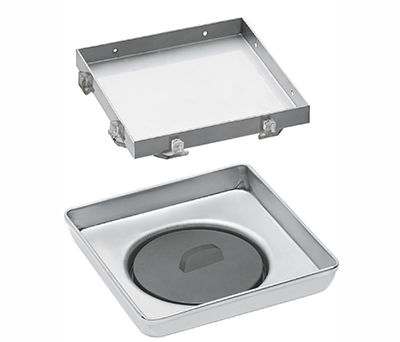 Piletta in acciaio inossidabile - P15/CO - Ferplast Srl - per doccia / quadrata