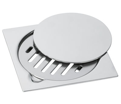 Piletta in acciaio inossidabile - 153 - Ferplast Srl - per doccia / con griglia / quadrata
